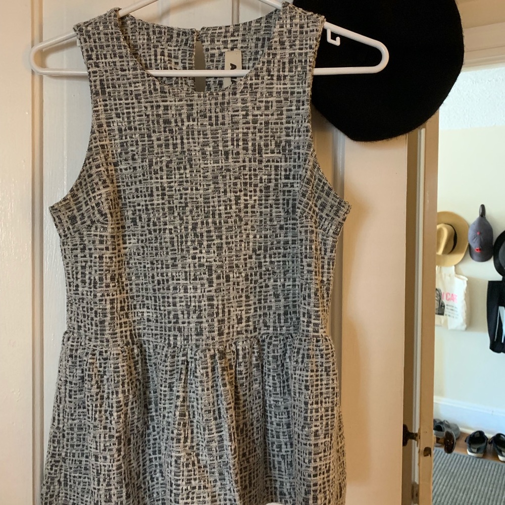 Textured peplum Anthropologie top